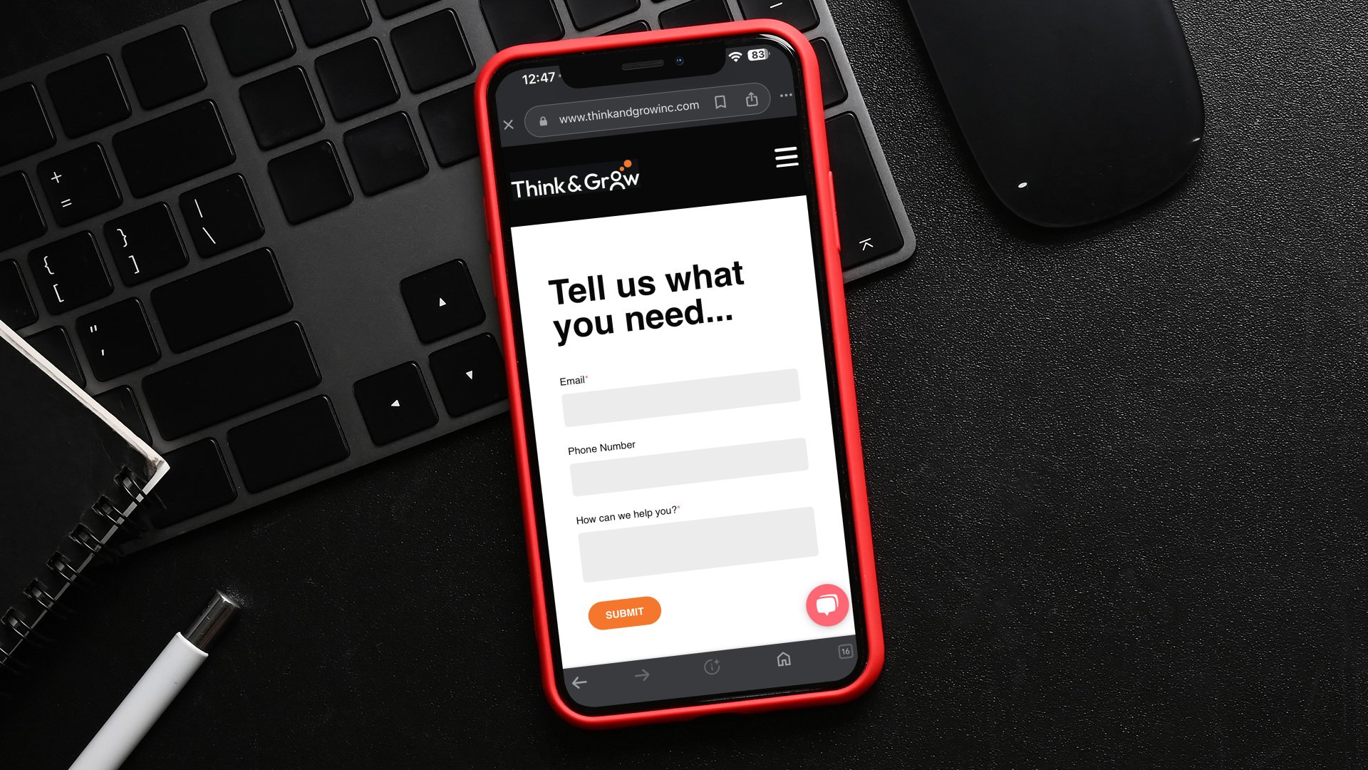 think-and-grow-hubspot-mobile